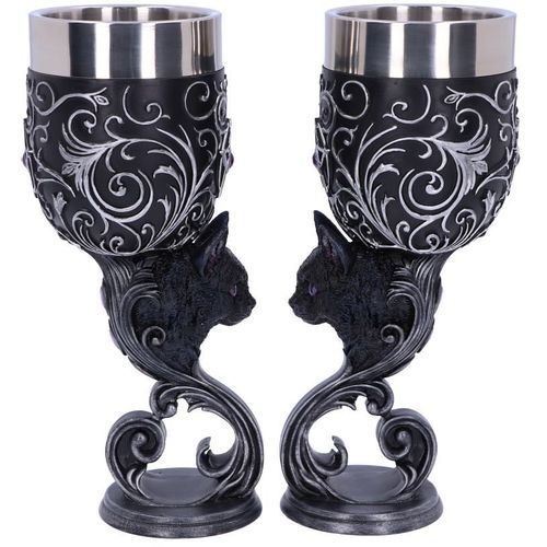 NEMESIS NOW FAMILIARS LOVE GOBLETS 18.5CM (SET OF 2) slika 1