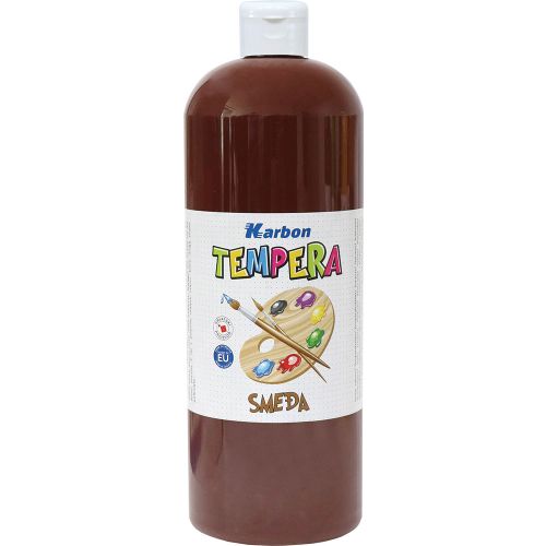 Tempera 1000ml boca KARBON smeđa slika 1