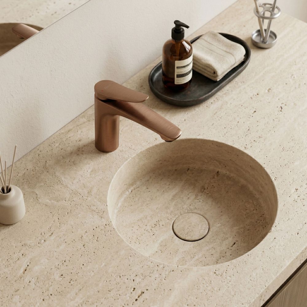 Miješalica za umivaonik REA Vision Copper Brush Low slika 6