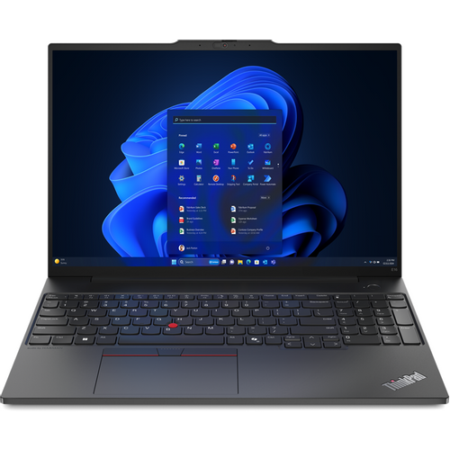 Lenovo 21MA003NCX ThinkPad E16 G2 Core Ultra 5 125U (12C/14T, Max Turbo 4.3GHz, 12MB), 1x 16GB DDR5 5600, SSD 512GB NVMe, 16.0" WUXGA (1920x1200) AG IPS 300n, Intel Grph, GLAN, Wi-Fi 6E, BT, KybUK BL, Thunderbolt 4, HDMI, FPR, Cam IR+FHD1080p, Alum, 2Wx2, 57Wh, no OS, 3YW slika 8