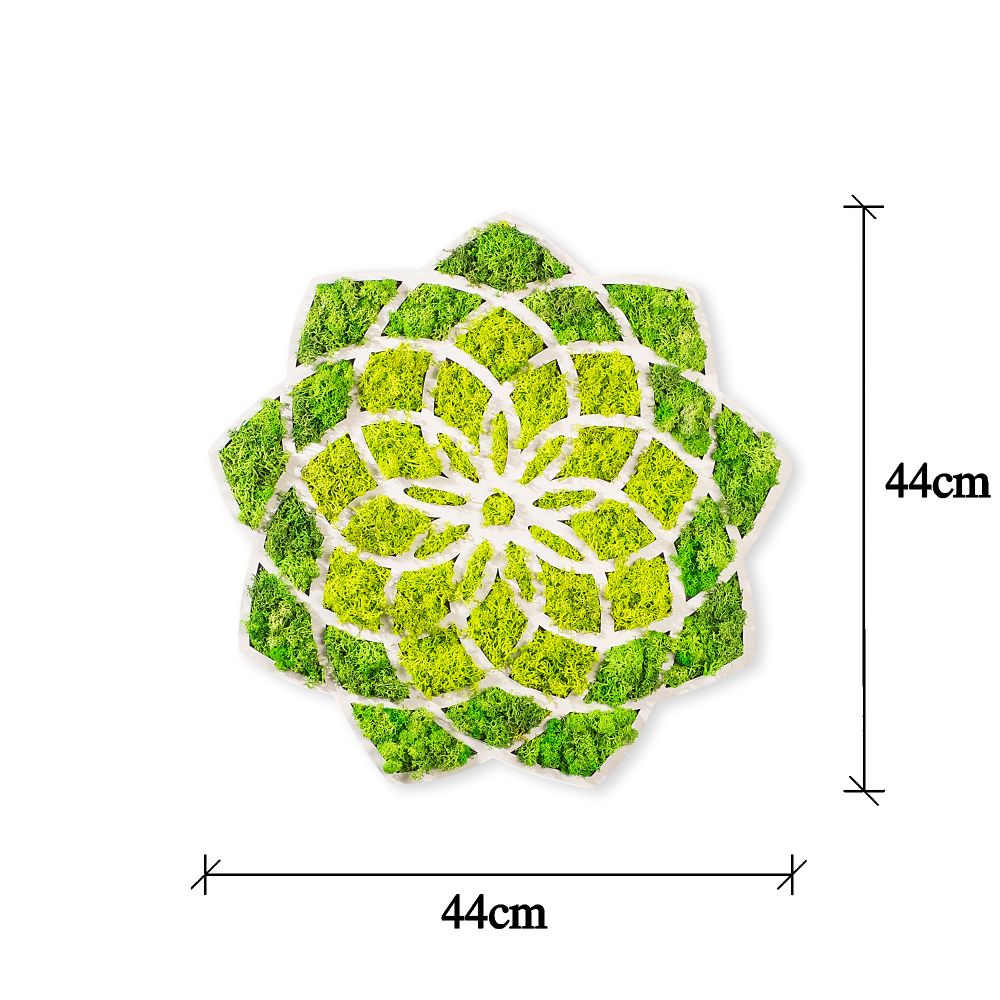 Daisy Green Bijeli Dekorativni Zidni Ukras slika 6