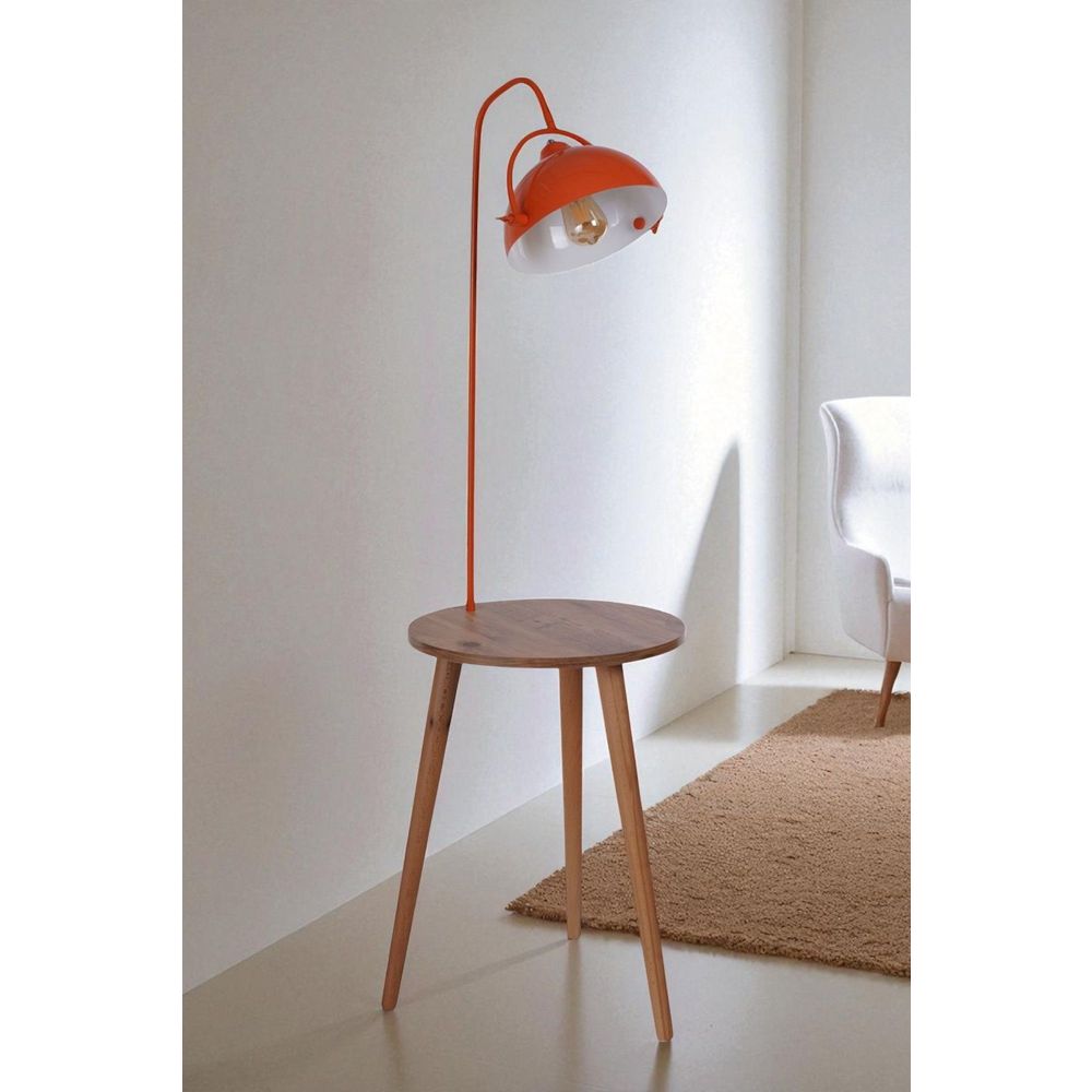 Opviq Podna lampa 814, narančasta, bukva slika 1