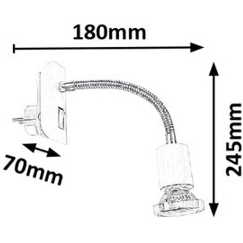 Rabalux Dobra zidna lampa sa sijalicom LED 4.5W 340lm 3000K slika 3