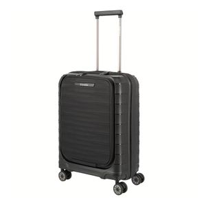Travelite kofer 55 cm ABS Mooby sa prednjim džepom, 076846-01, crni