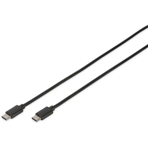 Digitus USB kabel USB 2.0 USB-C® utikač, USB-C® utikač 1.80 m crna okrugli, utikač primjenjiv s obje strane, dvostruko zaštićen DB-300138-018-S slika 4