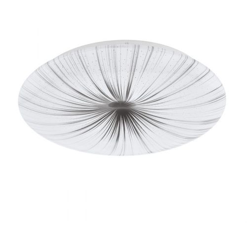 Eglo Nieves plafonjera/1, led, 24w, 2400lm, prečnik 410, bela/srebrna  slika 1
