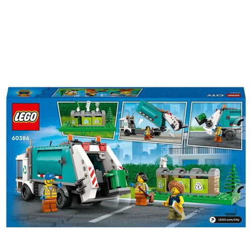 Playset Lego City 60386 Recycling truck Kamion Istovarivač slika 1