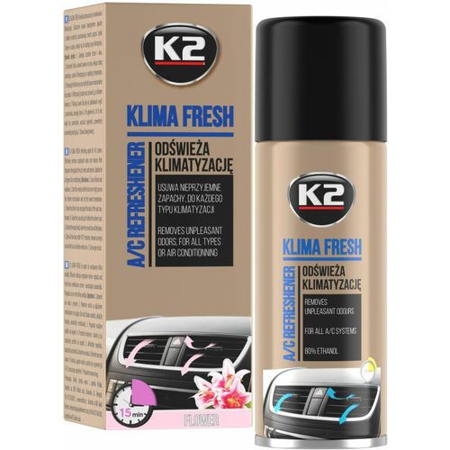 K2 osvježivač za klimu Fresh Flower 150 ml slika 1