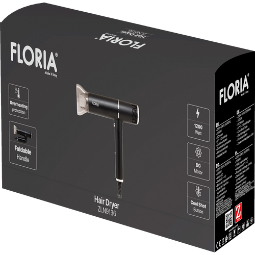 Floria Fen za kosu, 1200W slika 3