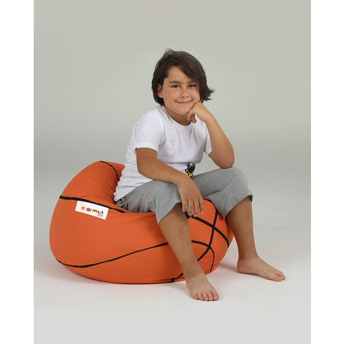 Atelier Del Sofa Vreća za sjedenje, Basketball Kids Pouf - Tile Red slika 9