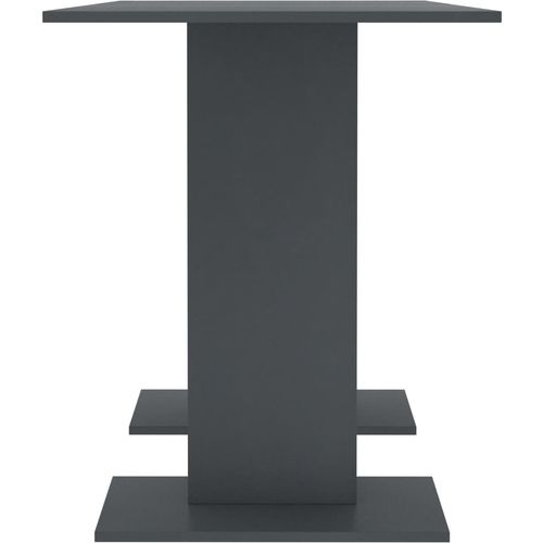 Blagovaonski stol sivi 110 x 60 x 75 cm od iverice slika 5