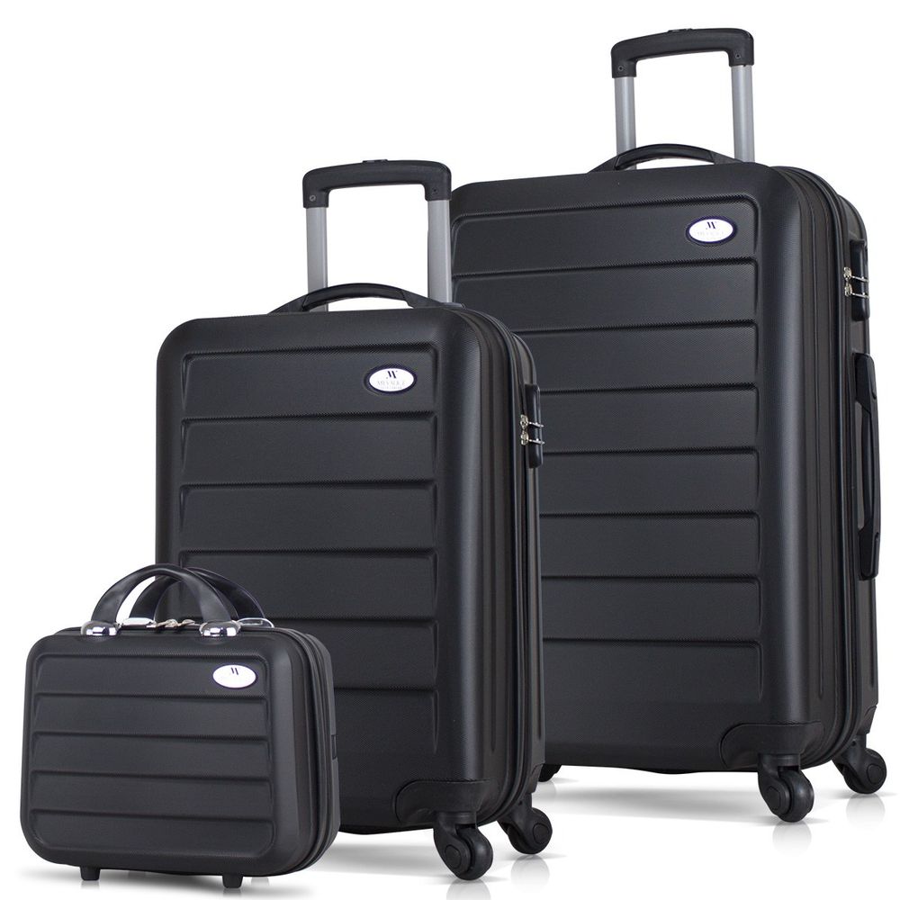 Set Kofera 1680 Crni (3 Komada) slika 1