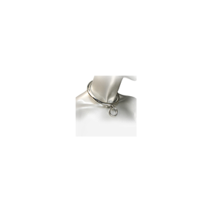 BDSM ovratnik Metal Hard s prstenom, 10 cm