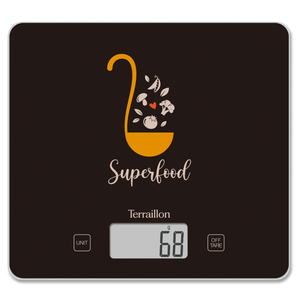 Terraillon kuhinjska vaga T1040 SUPER FOOD BLACK 