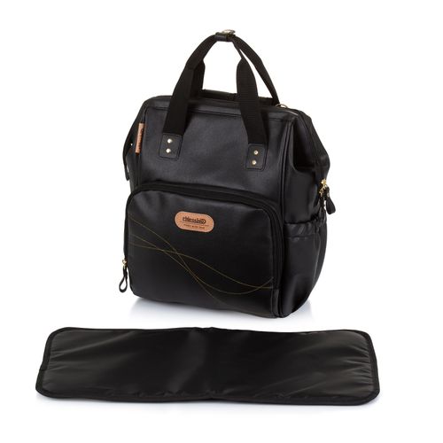 Chipolino torba / ruksak Black leather  slika 1