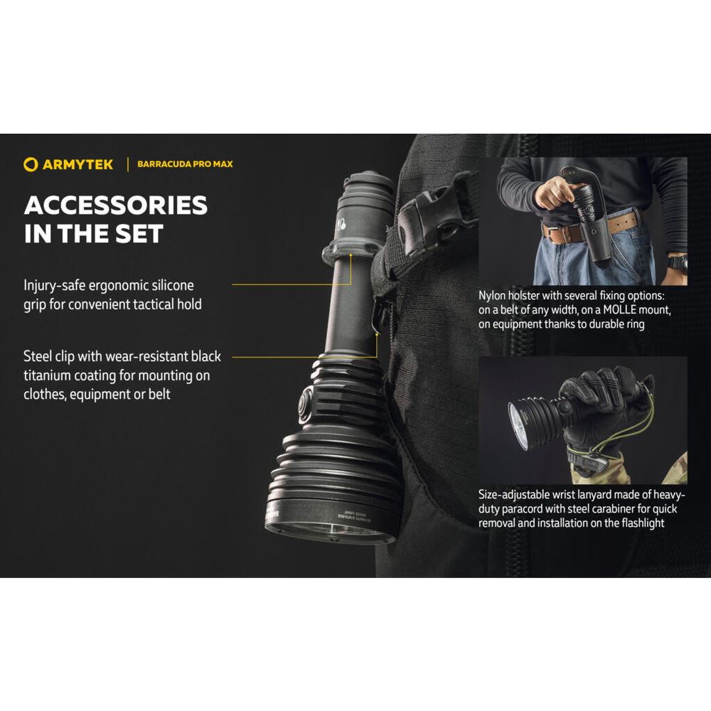 Armytek Baterijska lampa Barracuda Pro Max slika 18