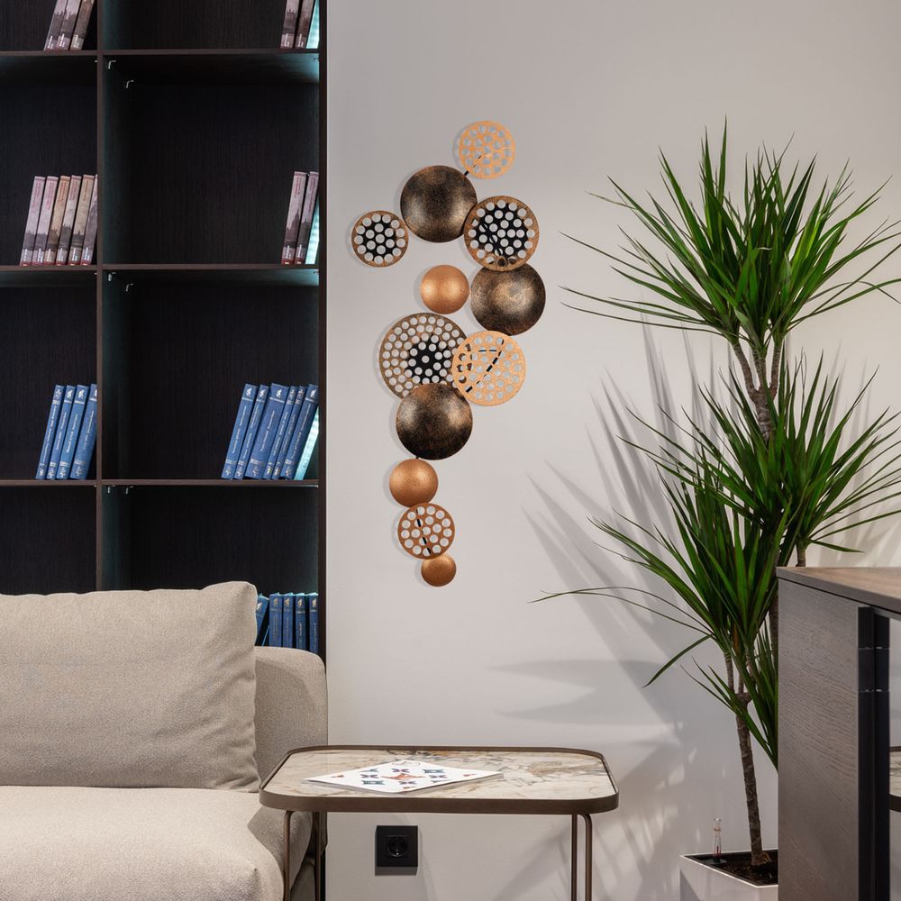 Decorative metal wall accessory Bronte - CH103-3, colour: multicolor slika 2