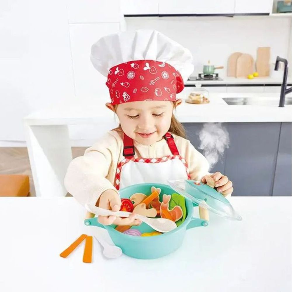 Hape Set za kuhanje na pari Little Chef Cooking slika 3