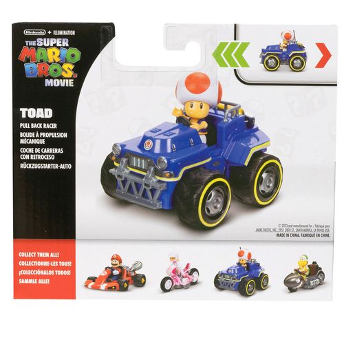 Mario Kart The Movie Toad Kart figure 7cm slika 9