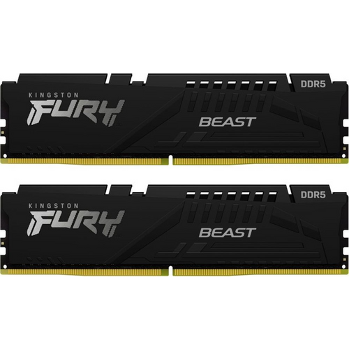 Kingston memorija Fury Beast 16GB (2x8GB), DDR5 5600MHz, CL36, KF556C36BBEK2-16 slika 1