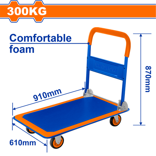 Wadfow ručna transportna platforma sklopiva 300kg  WWB1330 slika 1