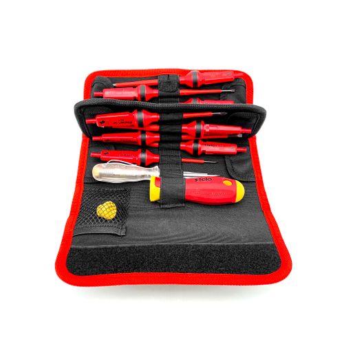 Set dielektrični alata Felo Belt Bag E-Smart slim VDE SL/PH/PZ/TX 06381204 12 kom slika 6