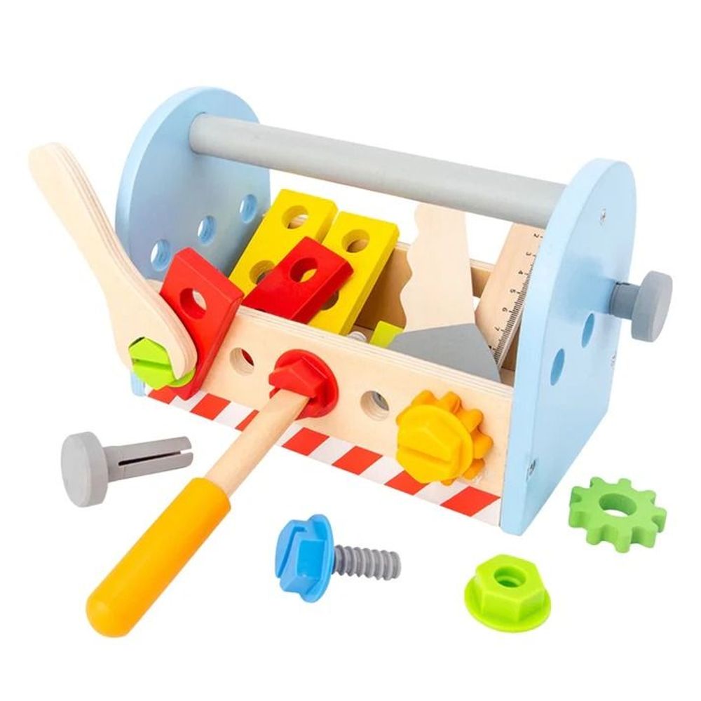 Kinder Home Dječiji drveni alat Toolbox slika 2