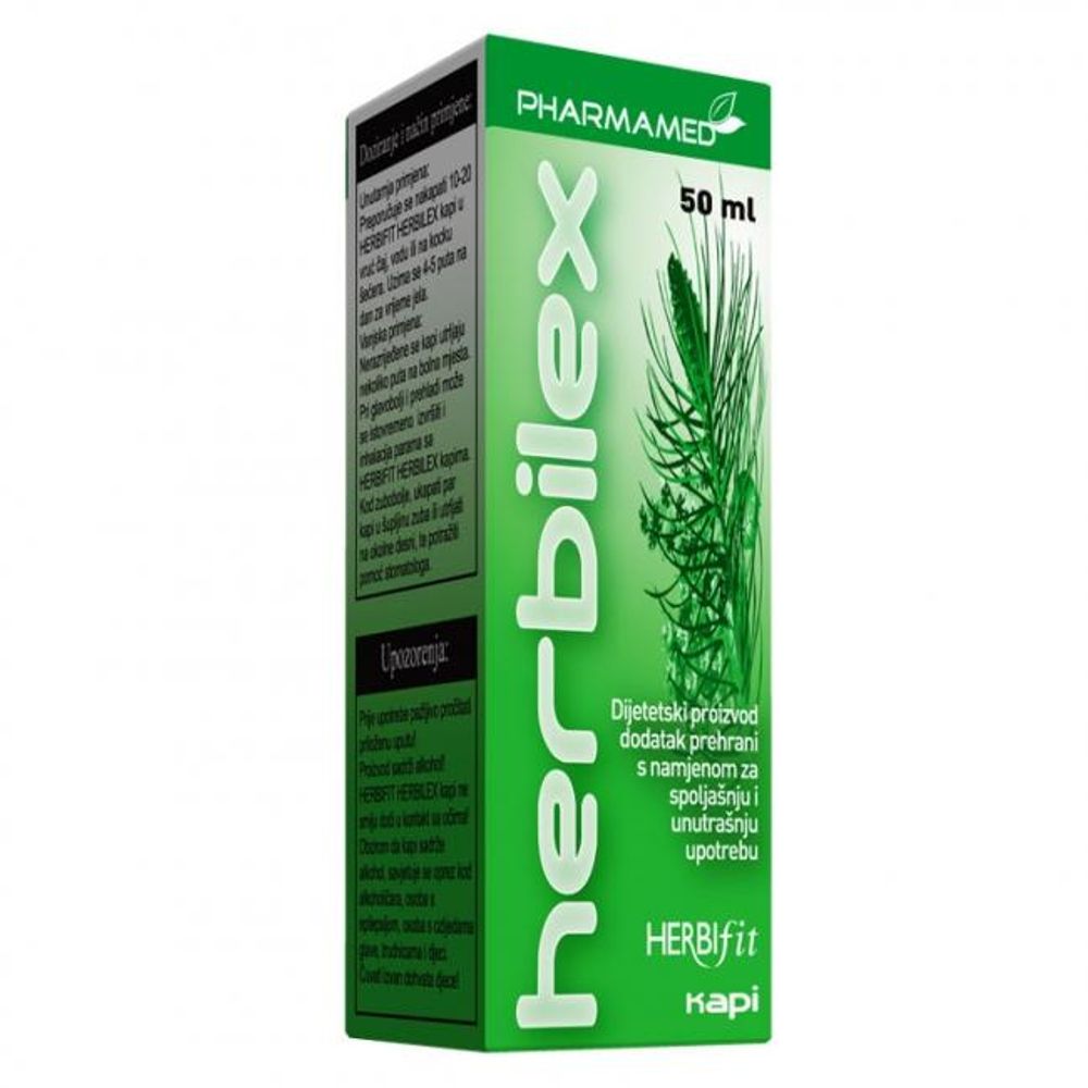 HERBILEX KAPI 50ML - Prirodni Dodatak za Zdravlje slika 1
