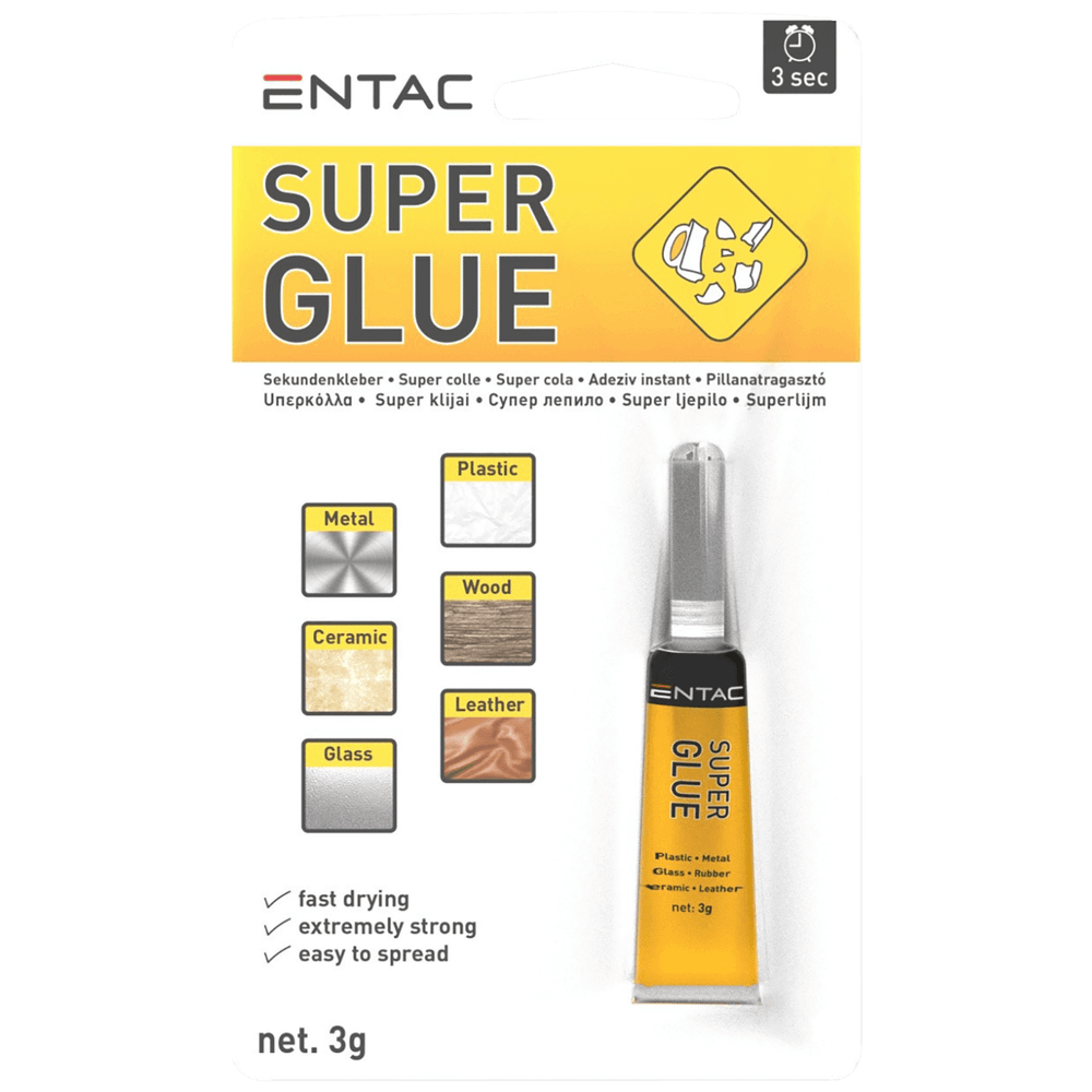 Entac Trenutno ljepilo, univerzalno, 3 g - Superglue 3g B1 slika 1