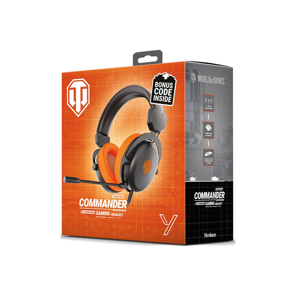Yenkee Gaming slušalice YHP WT300 COMMANDER slika 2