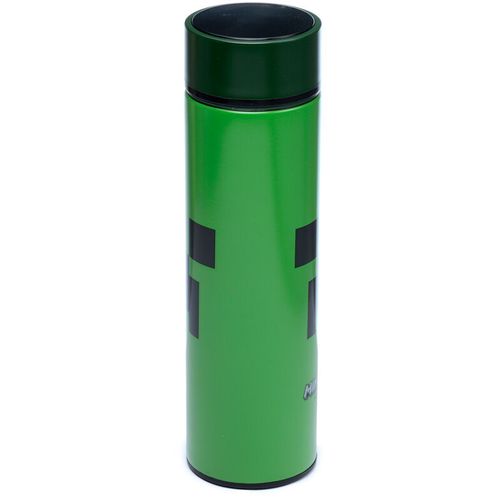 Minecraft thermos stainless steel bottle thermometer 450ml slika 4
