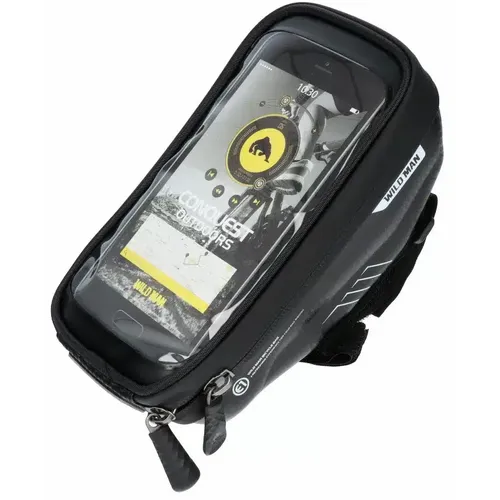 Držač za bicikl / torba s poklopcem za upravljač, patentni zatvarač WILDMAN E1 1L slika 3