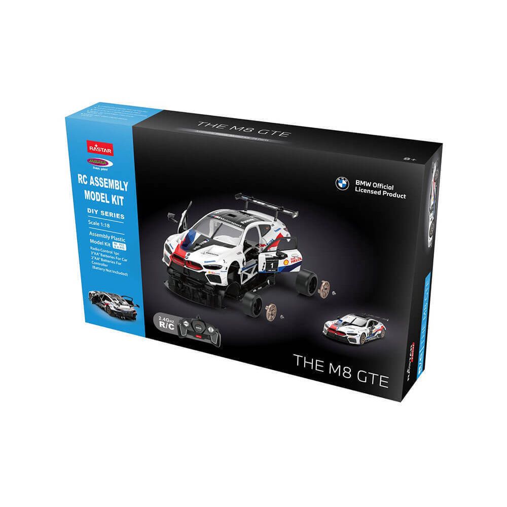 RASTAR Auto BMW M8 GTE /  Kit za sklapanje na daljinsko upravljanje 1:18  slika 1
