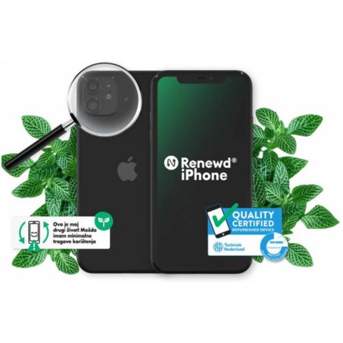 Renewd  Iphone 11 128 GB, crna -  (PROIZVOD KORIŠTEN) slika 1