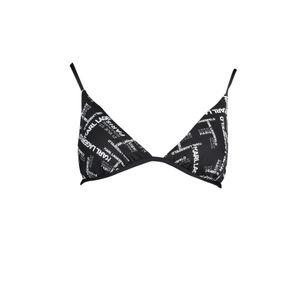 KARL LAGERFELD BEACHWEAR SWIMSUIT PARTS ABOVE WOMAN BLACK