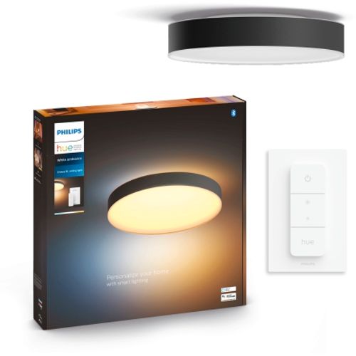 Pametna LED svjetiljka PHILIPS Hue Enrave XL, stropna, crna slika 2