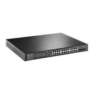 TP-LINK JetStream 24-Port Gigabit PoE+ Switch s 4-Port 10GE SFP+ L2+