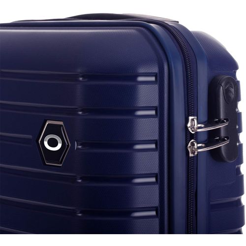 Ornelli srednji kofer Vanille, plava slika 3