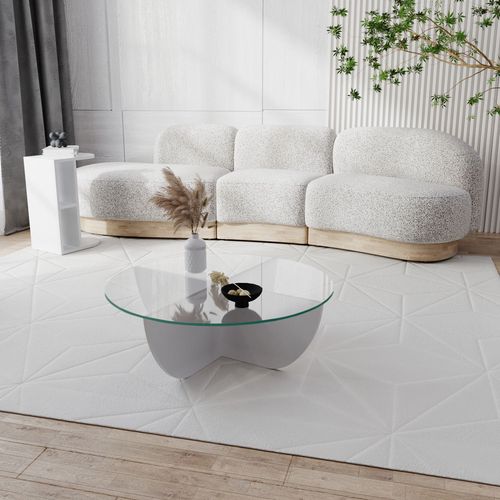 Lily - White White Coffee Table slika 4