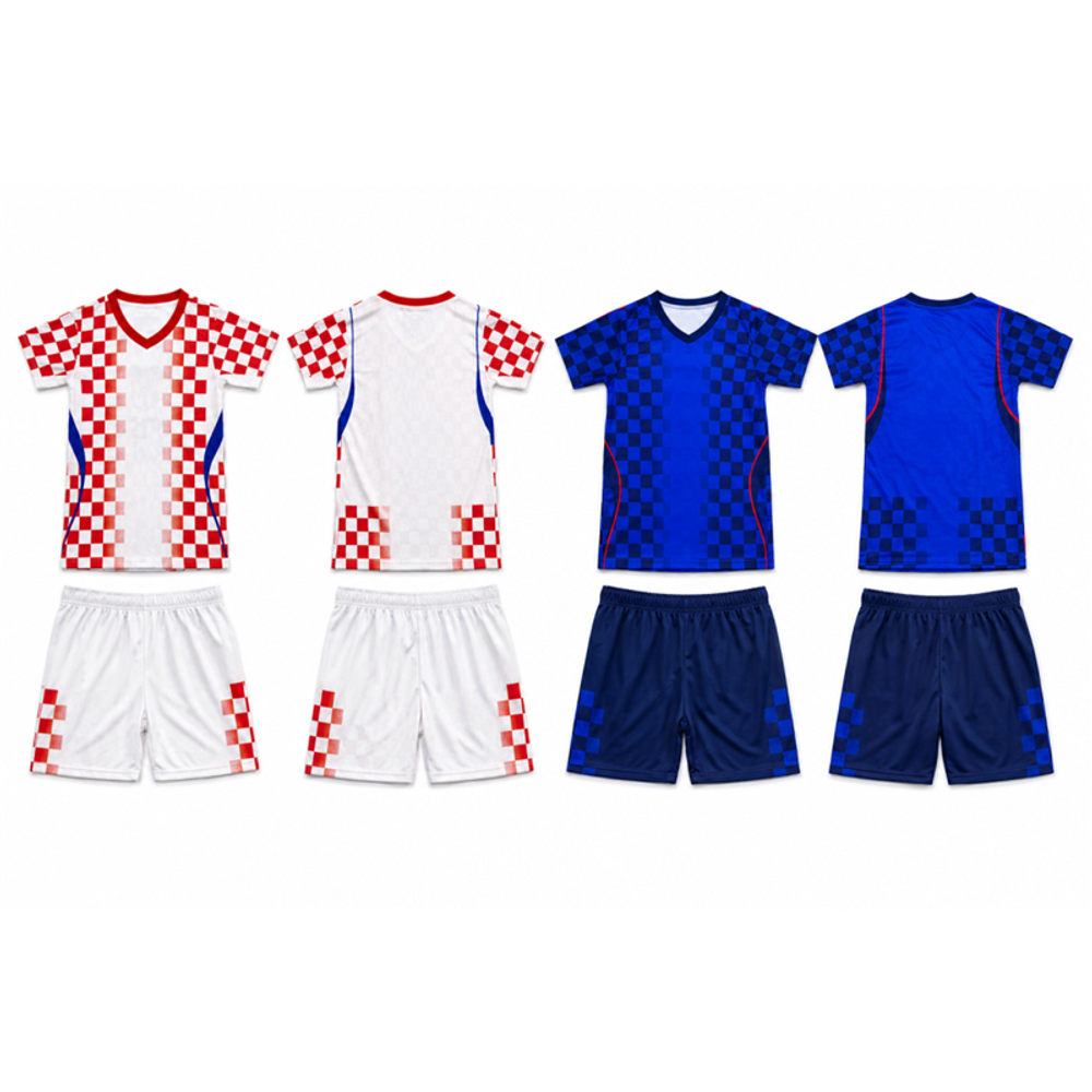 Dječiji dres i šorc - Set reprezentacija Hrvatske, Sorto slika 1
