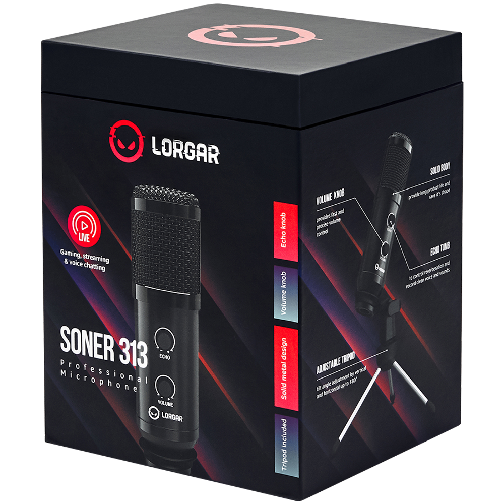 LORGAR Soner 313, Gaming Mikrofon slika 8