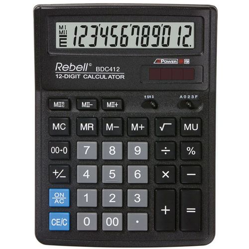 Kalkulator komercijalni Rebell BDC412 slika 3