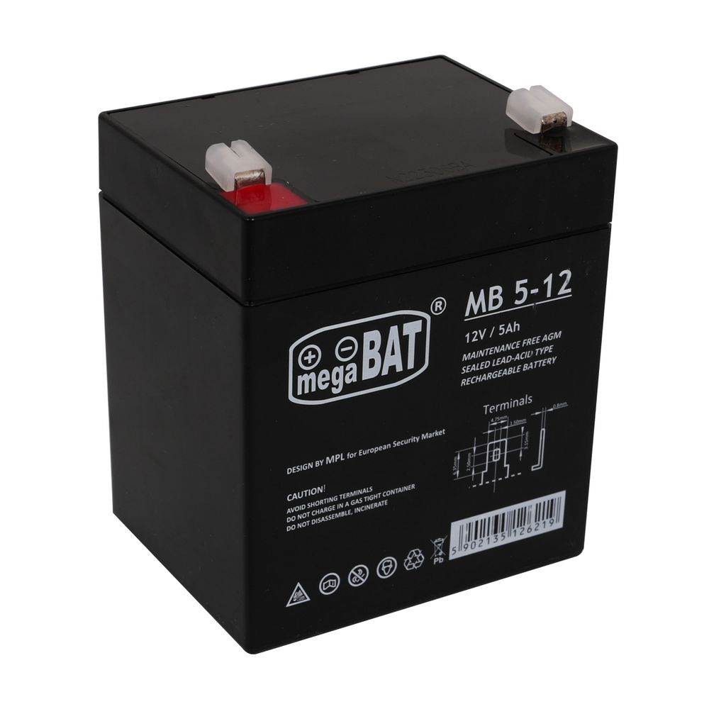 Akumulator 12V/5AH slika 2