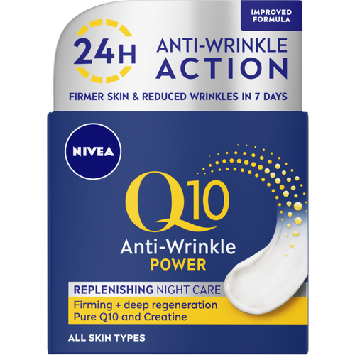 NIVEA Q10 Anti-Wrinkle Power noćna krema za lice 50ml slika 1