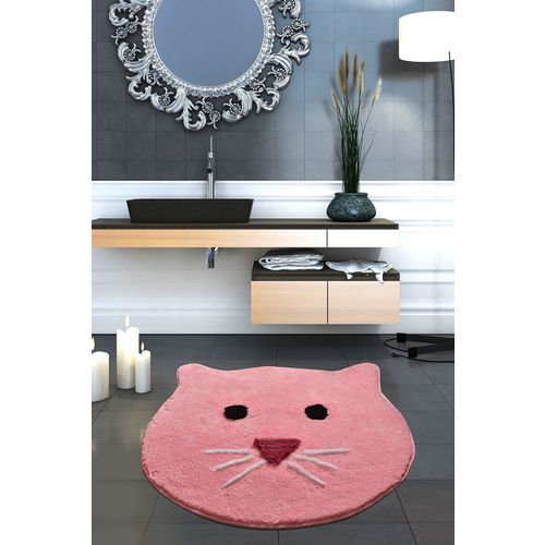 Colourful Cotton Akrilna kupaonska prostirka Cat - Candy Pink slika 1