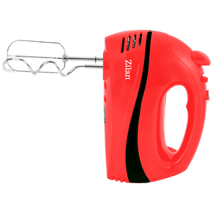 Zilan Mikser ručni, 5 brzina+turbo, 300 W, crveno/crna - ZLN8401 (ZLN8402/RD)