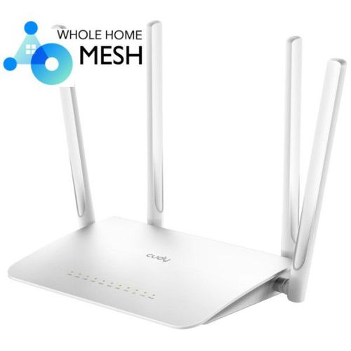 Cudy WR1300 AC1200 Dual Band 2.4+5Ghz MESH Wi-Fi Ruter 1W/4LAN Gbit,4x5dBi Wisp/AP/REP/TR slika 5