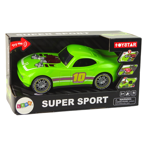 Toystar zeleni sportski auto s efektima 1:14 slika 4