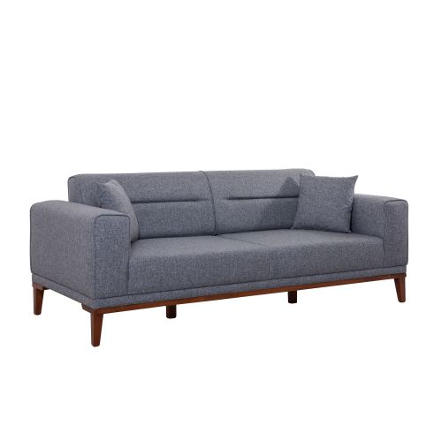 Atelier Del Sofa Liones Tepsili-Tamno Siva Trosed na Razvlačenje slika 3