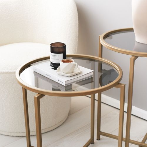 S406 - Gold Gold
Fume Coffee Table Set slika 6